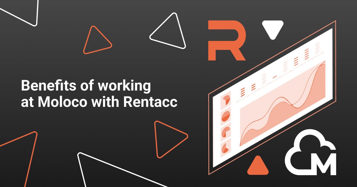 Cover for Benefits of working at Moloco with Rentacc