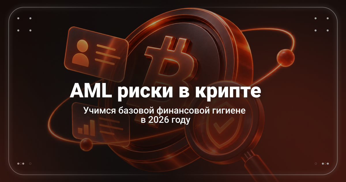 Cover for AML риски в крипте. Учимся базовой финансовой гигиене в 2026 году